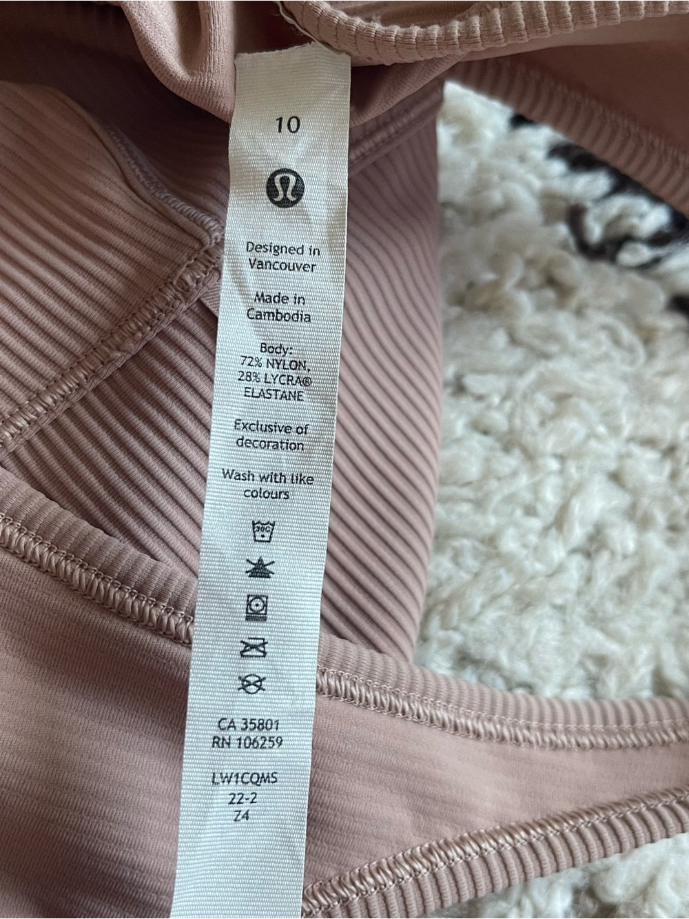 Lululemon Power Pivot Ribbed Tank Top Sz 10 In
Pink Clay - Picture 8 of 8